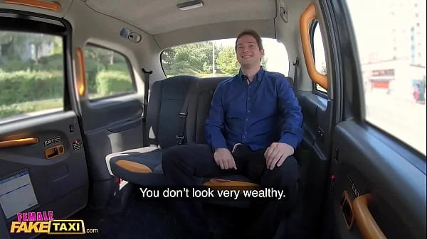 Female Fake Taxi Big breasted Blonde MILF is happy to take a big cock as payment for taxi ride