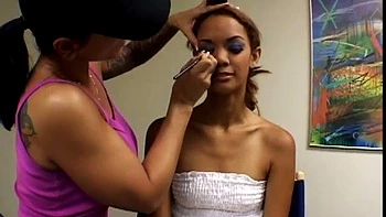 Black bombshells posing behind the cameras: Big Tits, Xhamster  Cumshot Porn