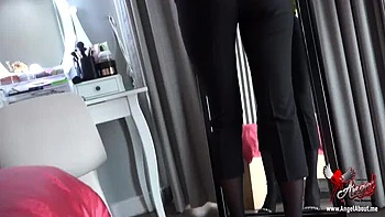 Angel The Dreamgirl Lingerie Handjob Foot Fetish POV HD