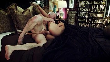 Heather Vahn, the girl with a fantasy, shares intimate moments in high heels.