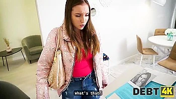 Russian Teen 18+ Harlots Caught A Collector And Milked His Load. Compilation Of Russian Debtors