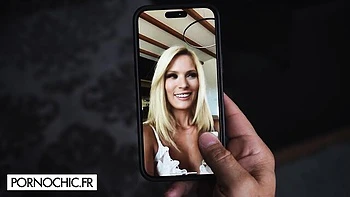 Fmm in threesome scene with bubbly Candi Licious from PORNOCHIC