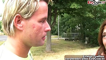 German Housewife Approached And Fucked On The Street