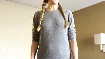 Lovely Blonde With Tight Pussy Masturbate Solo