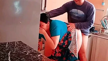BBW Kelly Mom Fucked Doggystyle in Kitchen - Big Ass Latina MILF