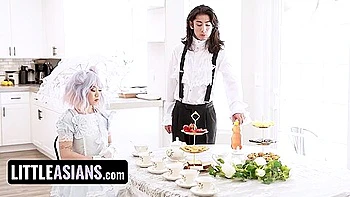 Cosplay Asian Hardcore: Skinny Pink-haired Asian Princess Craves An Afternoon Cock - Kimmy Kimm