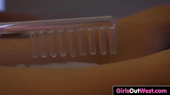 Lovely Hairy Girls Lick Each Other