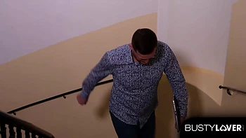 Busty Camgirl Dominno Slammed by Neighbor After She’s Caught