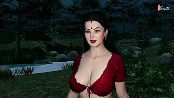 Savita Bhabhi Indian Cheating Wife - Horny Desi Bhabhi Seduces Devar Brother-in-Law for Jungle Sex