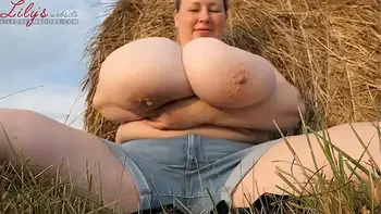 Voluptuous farmgirl