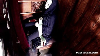 Nympho Blonde Satine Spark Is Cleansed By The Priest's Big Dick - Private Porn Sex Videos