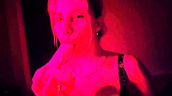 Tattooed Blonde Babe Demonstrates Blowjob Skills