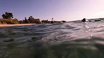 Swim At Nudist Beach Amateur Nudist Wife