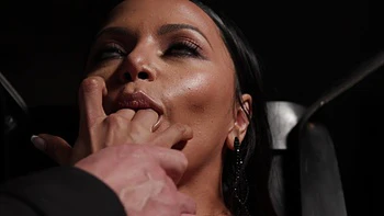 Latina chick Brandy Salazar gets oiled and fucked