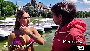 Busty Blonde Merida Sat Gets Kinky After Boat Ride Rimming, Squirting  Tight Cunt Creampied  Immoral Live 4k: Porn