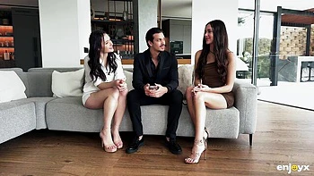 Rosy Joe y Vixi Rafi trío con chupadas y lamidas de coño