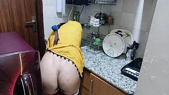 Horny Indian Step Mom Fucked in Kitchen - Hindi Desi Bhabhi Sex