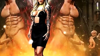 Hohe Priesterin Malvoria beansprucht dicken Schwanz