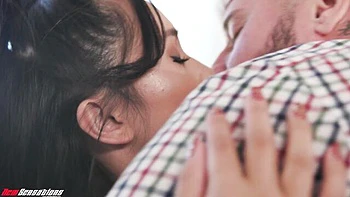 Explosive Danny Mountain and Phoebe Kalib at college trailer