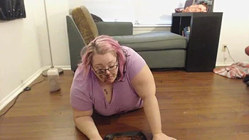 BBW masturbando-se sozinha