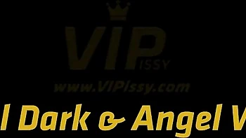 Angel Wicky's lesbian clip by VIPissy