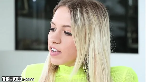 Throated - Teen Khloe Kapri Slobbers On Cock