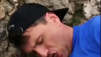 Gina blond fickt anal und bläst öffentlich