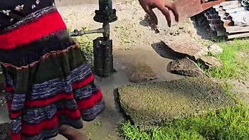 Bathing Porn Video With My Wife White Bra Pink Panty