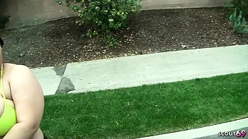 Mexicana gorda com bunda e peitos grandes fodida interracial