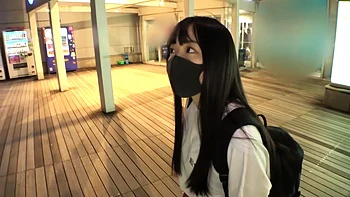 Японка с огромными сиськами и шикарным телом