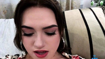 Gracie Gates POV - boquete profundo e foda hardcore