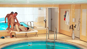 Sunny Honey baisée fort dans le sauna et à la piscine