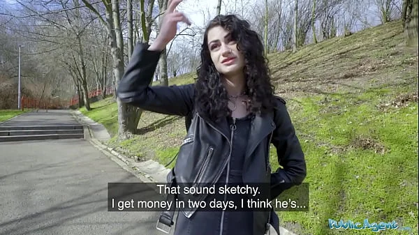 Public Agent she fucks and sucks and loves a good hard spanking too