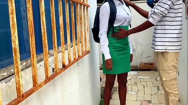 ⭐ 18y Student having sex outdoor( Full Video on Xred)