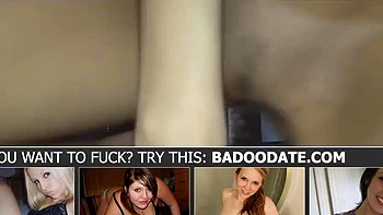 Blonde amateur se fait baiser et sucer avec gros cul