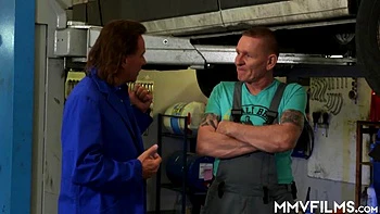 Hartherziger Vintage Amateur-Blowjob und Doggy