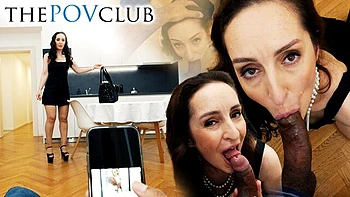 Russian MILF Gets BBC in POV Club