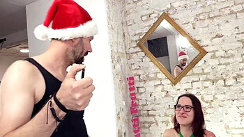 Рокси 18+ рождественский анальный кастинг
