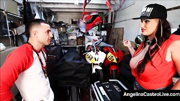 Curvy Angelina Castro’s Big Silicone Tits