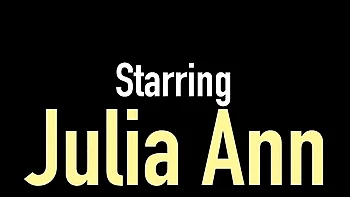 Julia Ann's big tits and femdom lingerie fuck