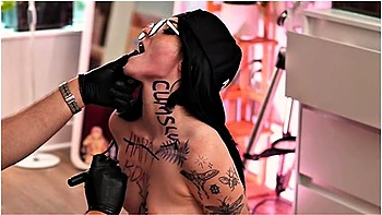 Real Couple's Rough BDSM Birthday Fuck