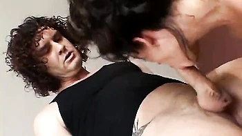 Brunette kitten's wild cuckold threesome