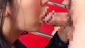 Latex Mini Skirt Whip and Thigh Job Fetish