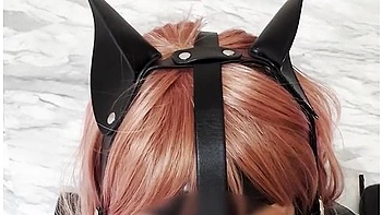 Bitch in Suit Swallows Deep