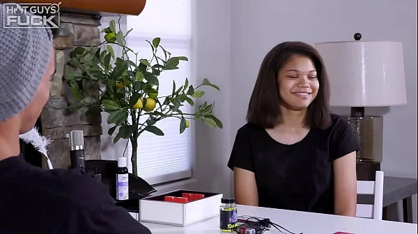 The HotGuysFUCK Experience Sex Gameshow - Tan Surfer Teen With A Huge Uncut Cock Nails Michelle