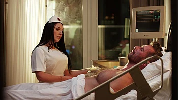 Manuel Ferrara and Angela White's hot hardcore nurse fuck