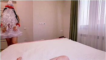 My Horny Asian Classmate Surprised Me for Xmas