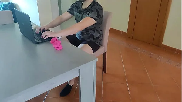 Nymphomaniac stepmother uses her stepson sperm as a lubricant