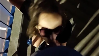 Risky Public Sex: Milf Flashing, BJ & Orgasms Caught