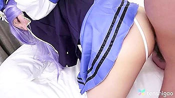 Reika Asakura Soft Asian Blonde Teen Fingering & Cosplay